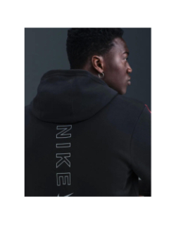 Sweat à capuche zippé nsw cs noir et rouge homme - Nike