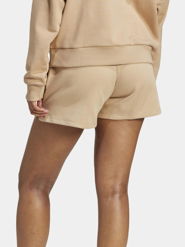 Short de sport en molleton sl fc beige femme - Adidas