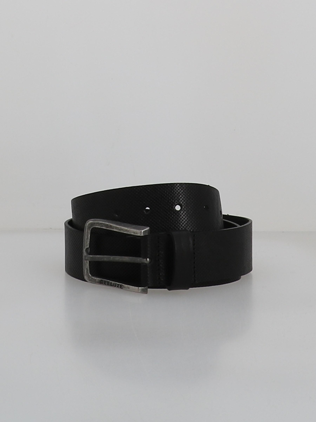 Ceinture en cuir alert noir homme - Deeluxe