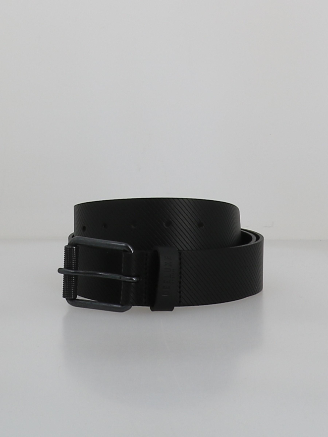 Ceinture en cuir alley noir homme - Deeluxe