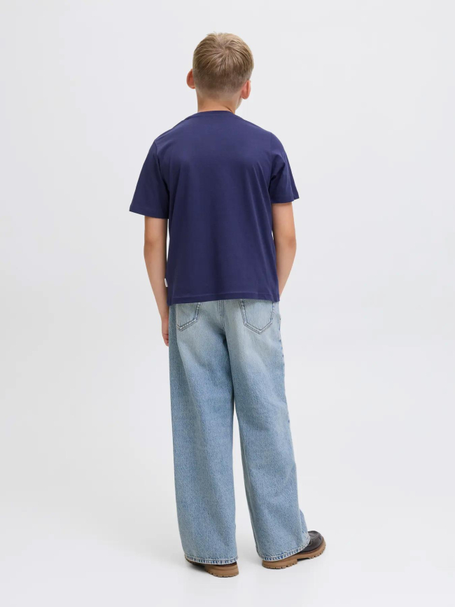 T-shirt à manches courtes jorinwood bleu marine garçon - Jack & Jones