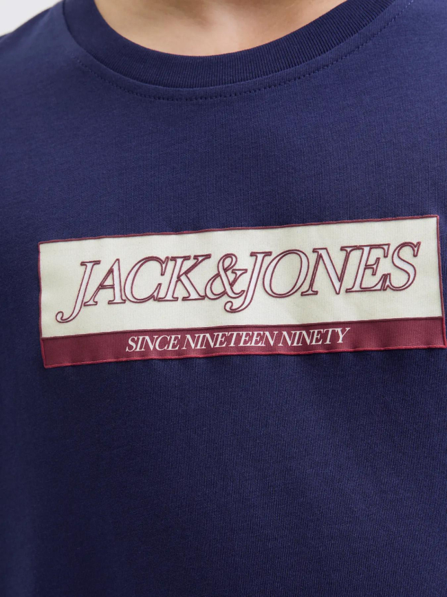T-shirt à manches courtes jorinwood bleu marine garçon - Jack & Jones