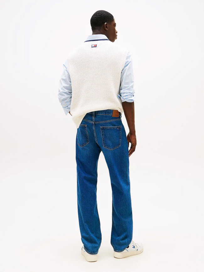 Jean droit otis délavé bleu marine homme - Tommy Jeans