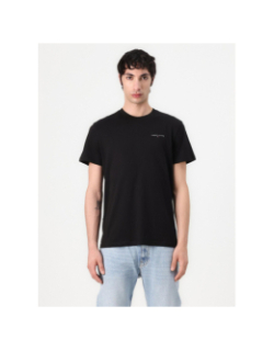 T-shirt ajusté à logo linéaire noir homme - Tommy Jeans