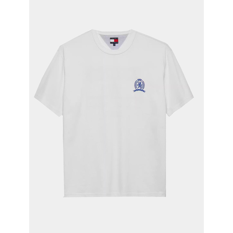 T-shirt à manches courtes crest play blanc enfant - Tommy Jeans