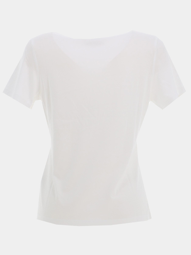 T-shirt à manches courtes dgood blanc femme - Morgan
