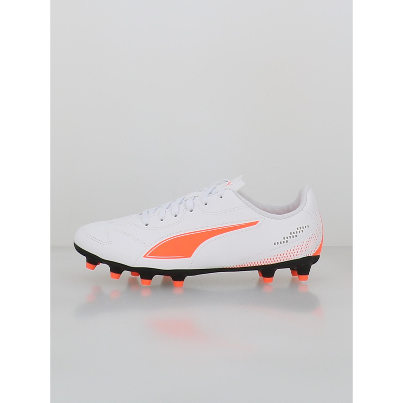 Chaussures de foottball vitoria II fg/ag blanc et orange homme - Puma