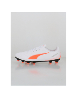 Chaussures de foottball vitoria II fg/ag blanc et orange homme - Puma