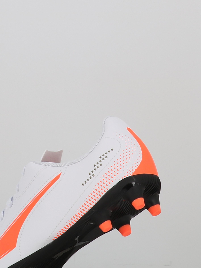 Chaussures de foottball vitoria II fg/ag blanc et orange homme - Puma