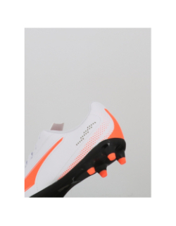 Chaussures de foottball vitoria II fg/ag blanc et orange homme - Puma