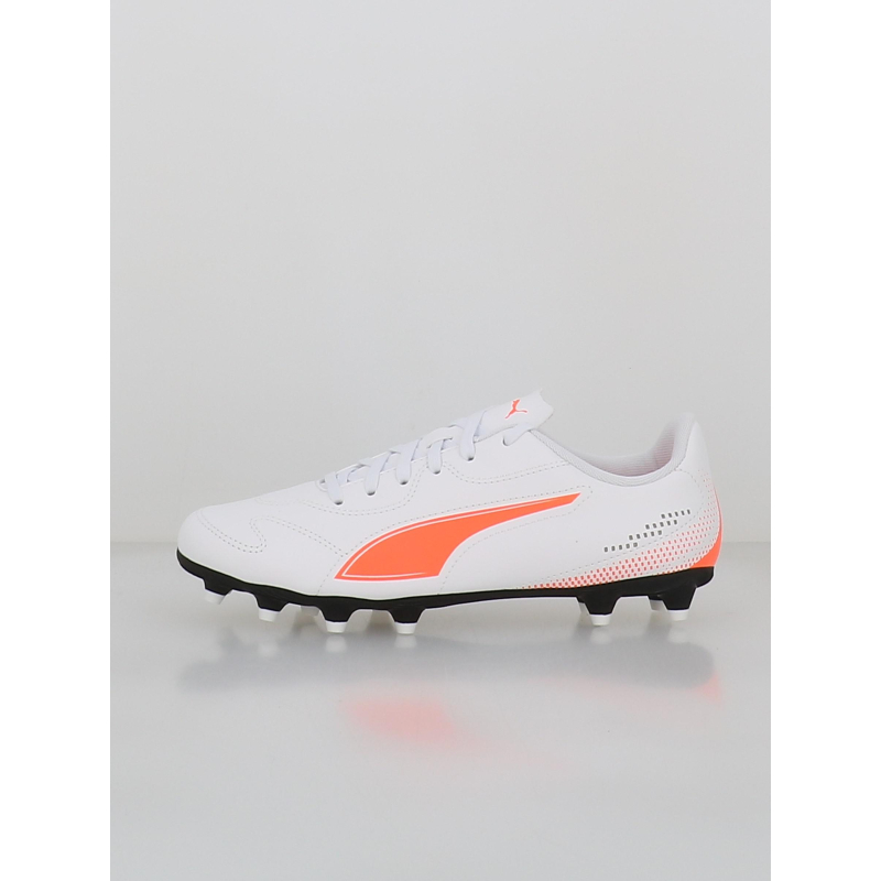 Chaussures de football vitoria II fg/ag blanc et orange enfant - Puma