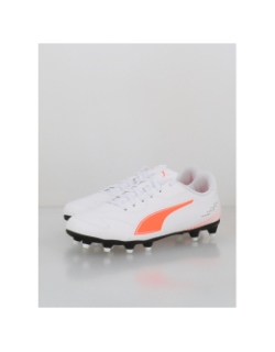 Chaussures de football vitoria II fg/ag blanc et orange enfant - Puma