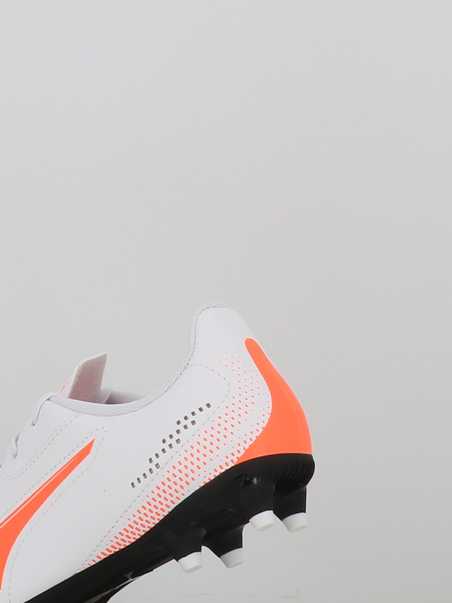 Chaussures de football vitoria II fg/ag blanc et orange enfant - Puma
