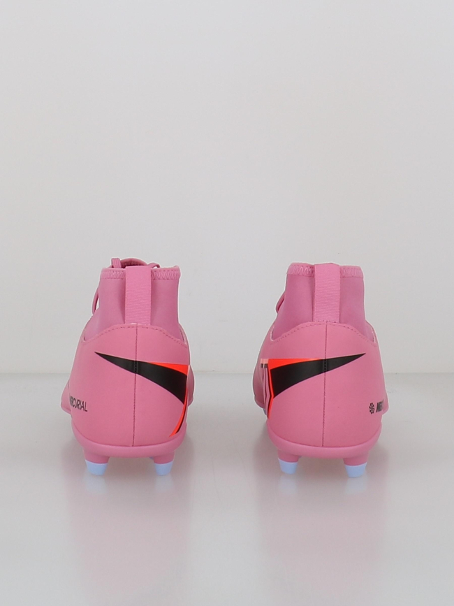 Chaussures de football superfly 10 club fg/mg rose enfant - Nike