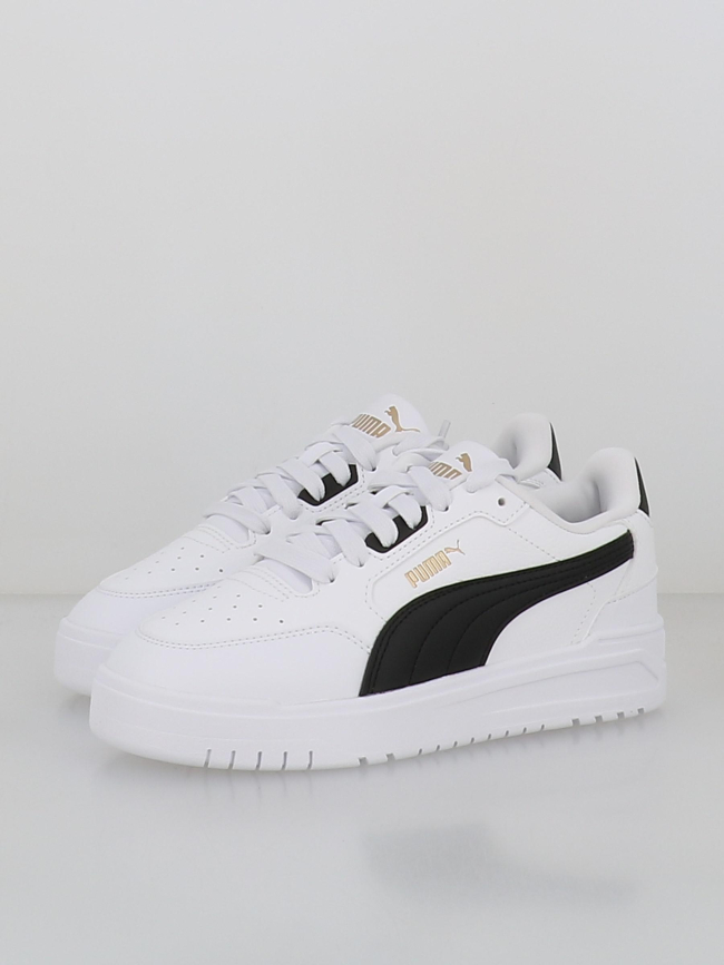 Baskets shuffle downtown lo blanc et noir enfant - Puma