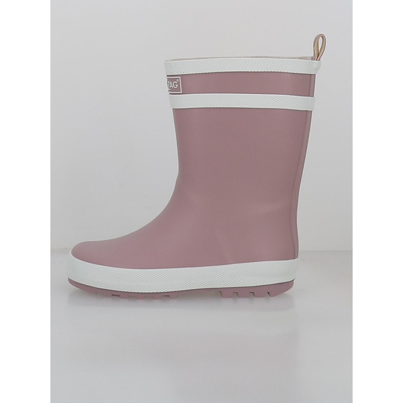 Bottes de pluie hurricane rose fille - Zigzag