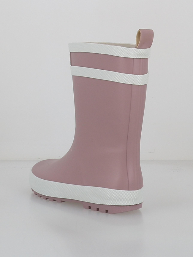 Bottes de pluie hurricane rose fille - Zigzag