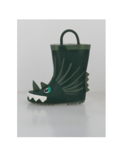 Bottes de pluie rock dino vert garçon - Zigzag