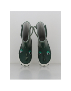 Bottes de pluie rock dino vert garçon - Zigzag