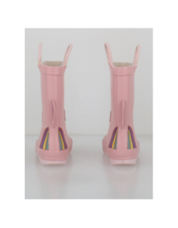 Bottes de pluie rock licorne rose fille - Zigzag