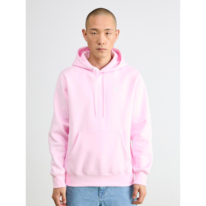 Sweat à capuche club bb po rose homme - Nike