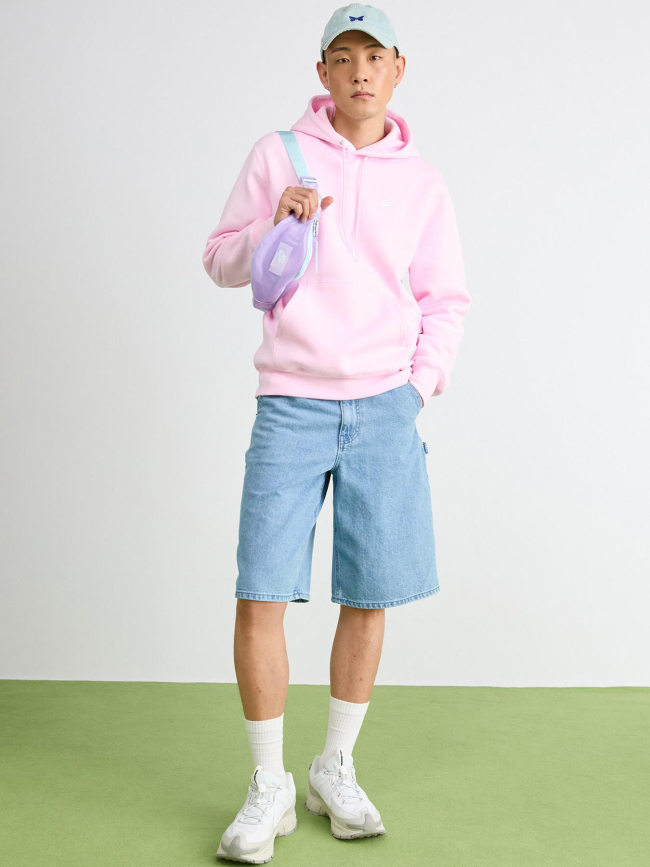 Sweat à capuche club bb po rose homme - Nike