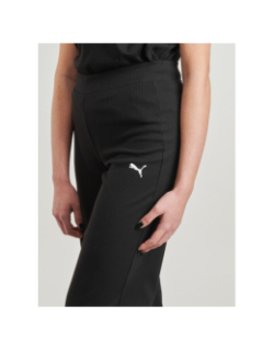 Pantalon jogging ess elevated taille haute noir femme - Puma