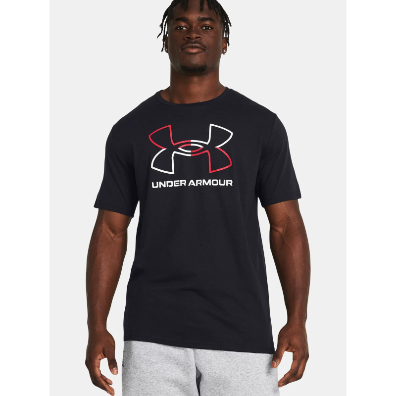 T-shirt à manches courtes ua foundation noir homme - Under Armour