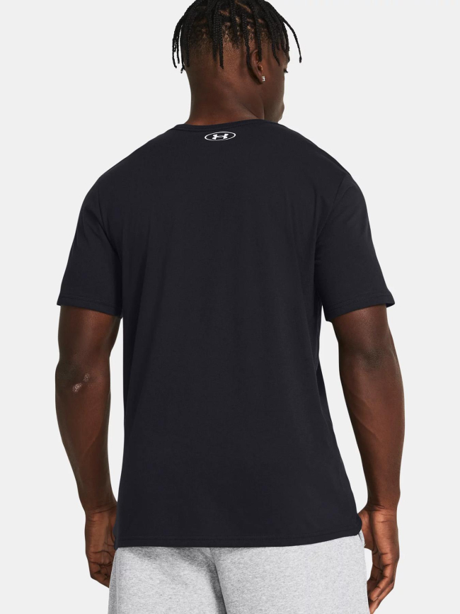 T-shirt à manches courtes ua foundation noir homme - Under Armour