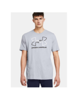 T-shirt à manches courtes ua foundation gris homme - Under Armour