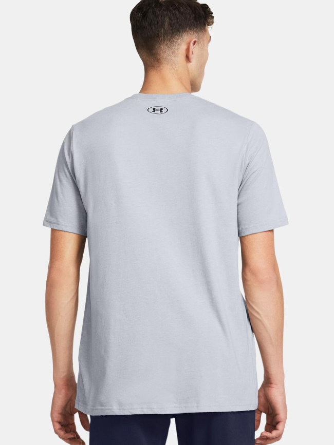 T-shirt à manches courtes ua foundation gris homme - Under Armour