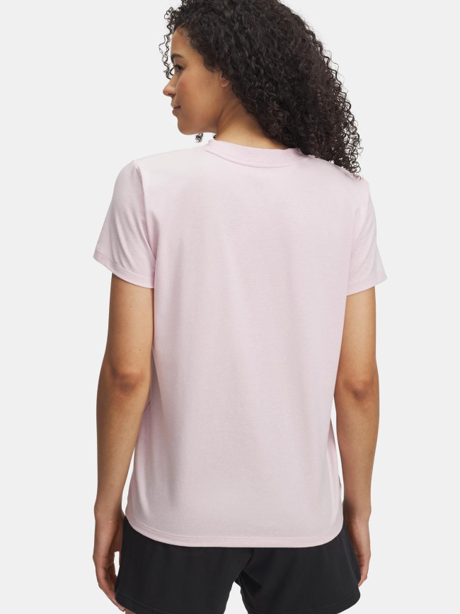 T-shirt ua rival core rose femme - Under Amour