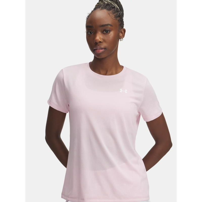 T-shirt tech ssc solid rose femme - Under Armour
