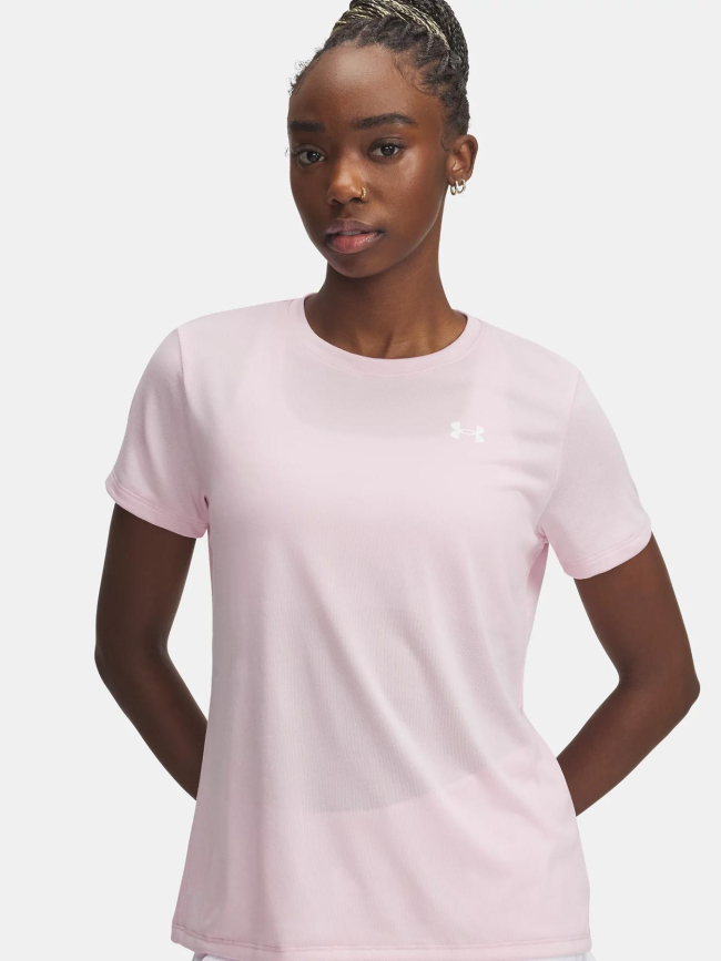 T-shirt tech ssc solid rose femme - Under Armour