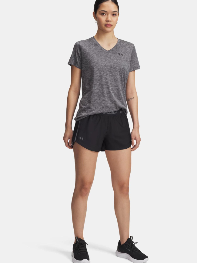 Short de sport tech play up noir femme - Under Armour