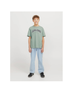 T-shirt à manches courtes jjecaleb varsity vert garçon - Jack & Jones