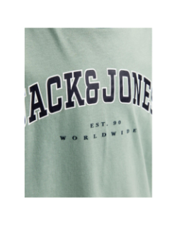 T-shirt à manches courtes jjecaleb varsity vert garçon - Jack & Jones