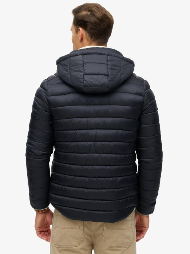 Veste matelassée à capuche fuji sport bleu marine homme - Superdry