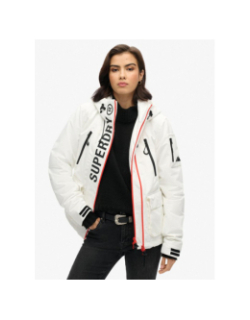 Veste à capuche ultimate sd-windcheater blanc femme - Superdry