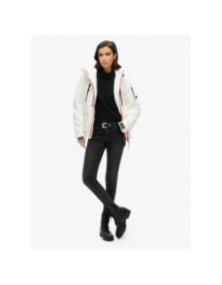 Veste à capuche ultimate sd-windcheater blanc femme - Superdry