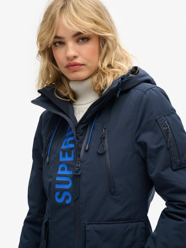 Veste à capuche ultimate sd-windcheater bleu marine femme - Superdry