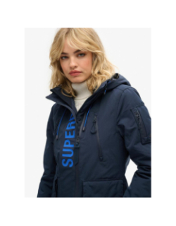 Veste à capuche ultimate sd-windcheater bleu marine femme - Superdry