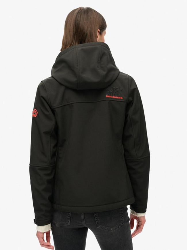 Veste à capuche classique trekker noir femme - Superdry