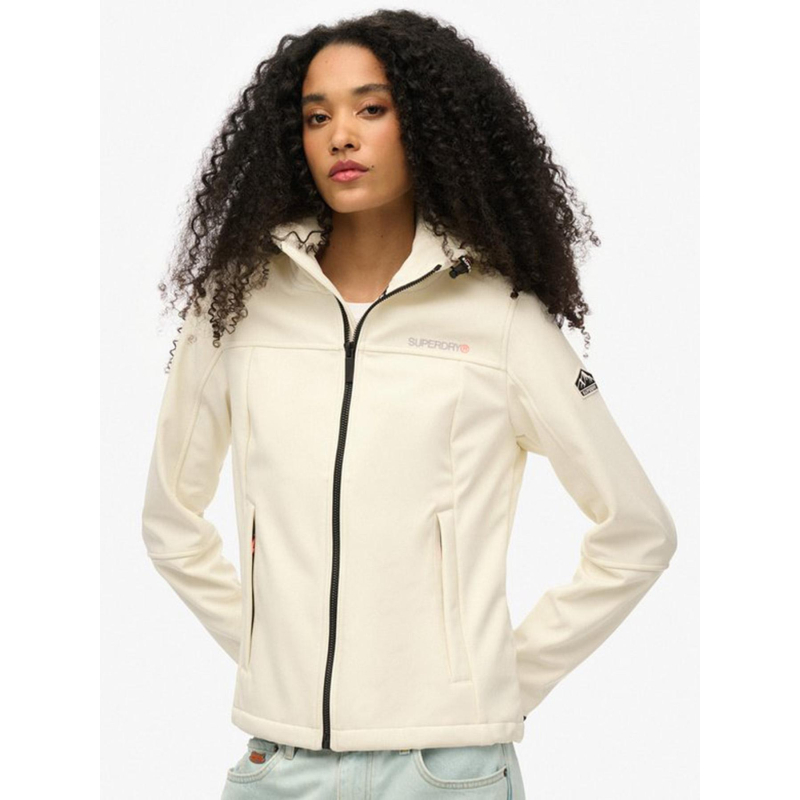 Veste à capuche classique trekker blanc femme - Superdry