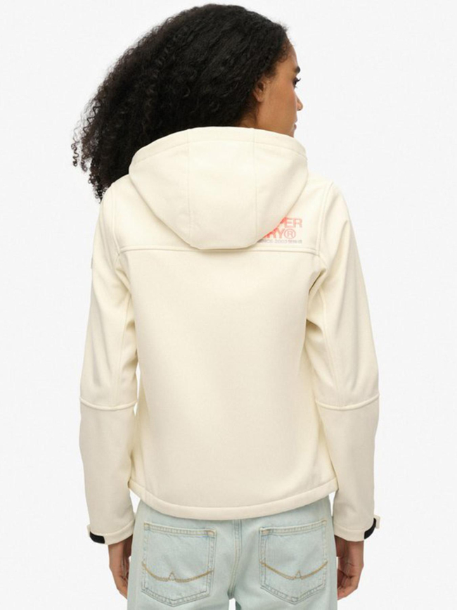 Veste à capuche classique trekker blanc femme - Superdry