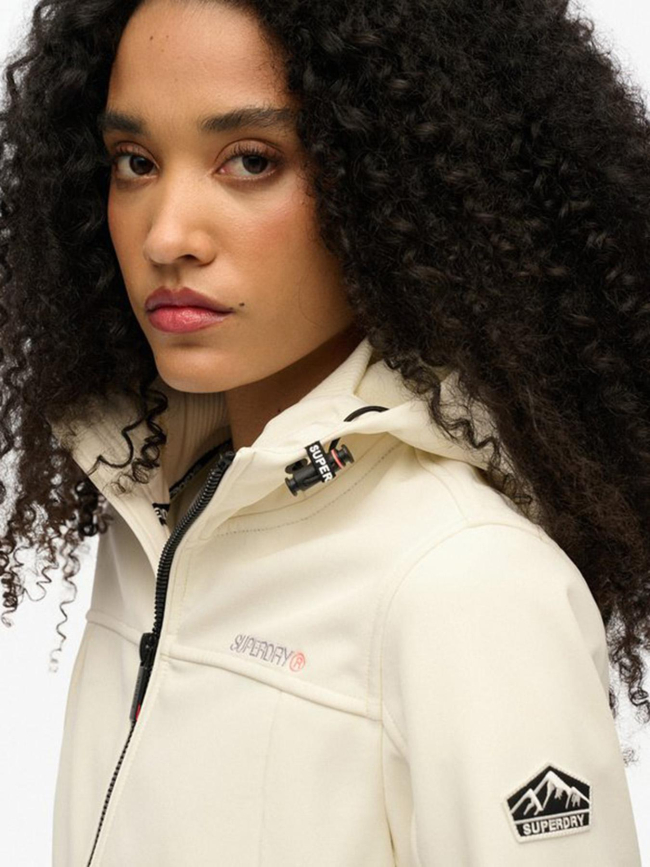 Veste à capuche classique trekker blanc femme - Superdry