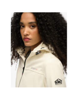 Veste à capuche classique trekker blanc femme - Superdry