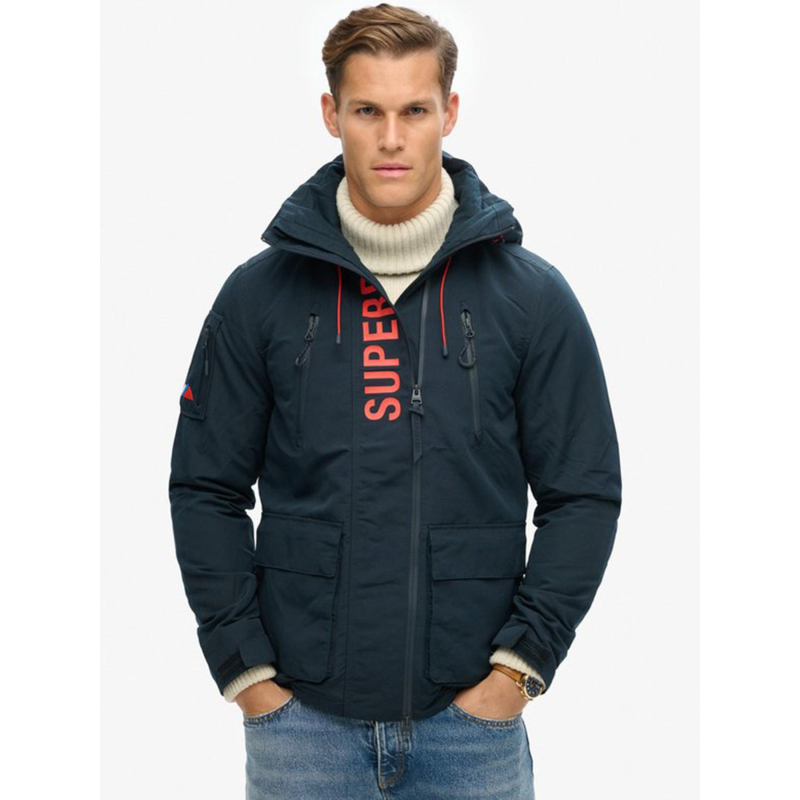 Veste ultimate sd windcheater bleu marine homme - Superdry