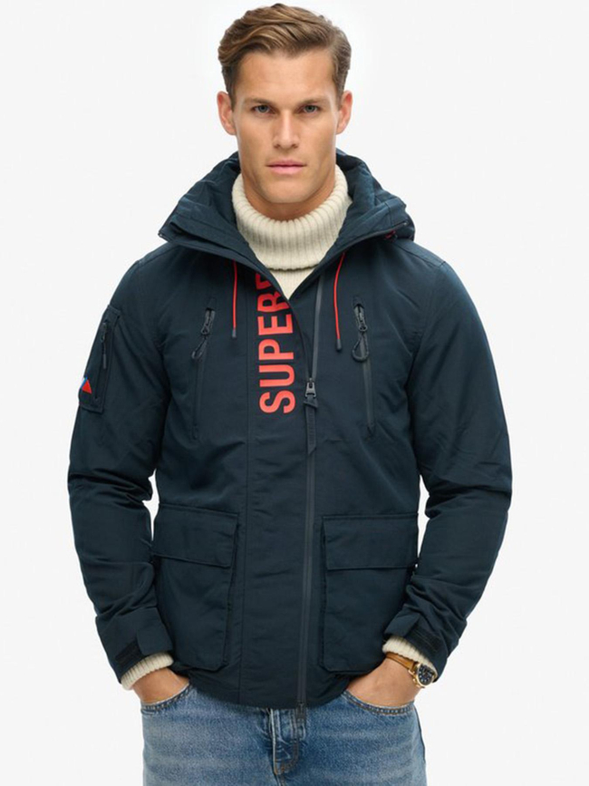 Veste ultimate sd windcheater bleu marine homme - Superdry