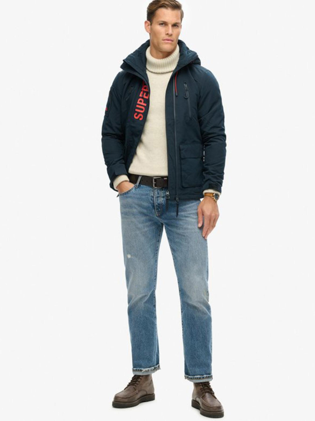 Veste ultimate sd windcheater bleu marine homme - Superdry